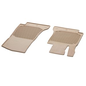 Tapis en caoutchouc beige Classe C W205 - conducteur et passager - Mercedes-Benz