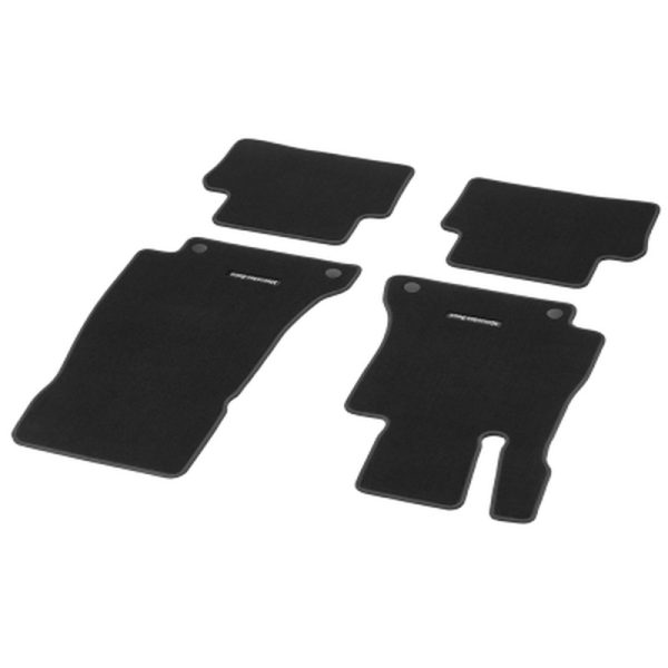 Jeu 4 Tapis en velours noir CLASSIC - Classe E W213