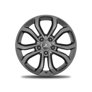 Jante Classe C W205 - 7 J x 17 pouces ET 48,5 - 5 doubles branches - Gris