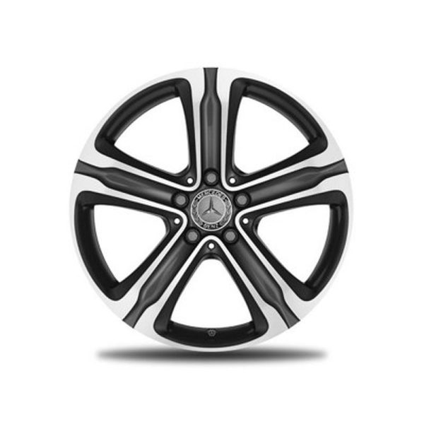 Jante Mercedes GLC 253 - 8 J x 18 pouces ET 38 en 5 branches Gris trémolite métallisé