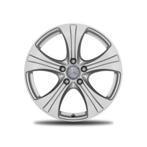Jante Mercedes GLC 253 - 8 J x 18 pouces ET 38 en 5 branches argent vanadium