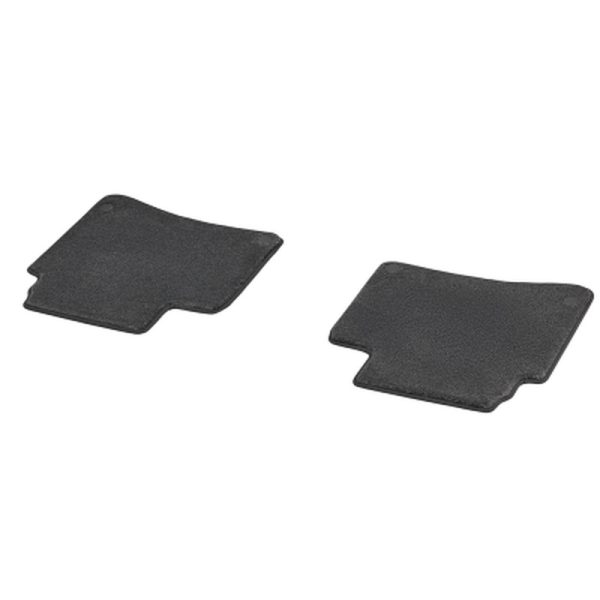 Tapis en velours EXCLUSIV - Noir -  Arrière - 2 unités - Classe S W222