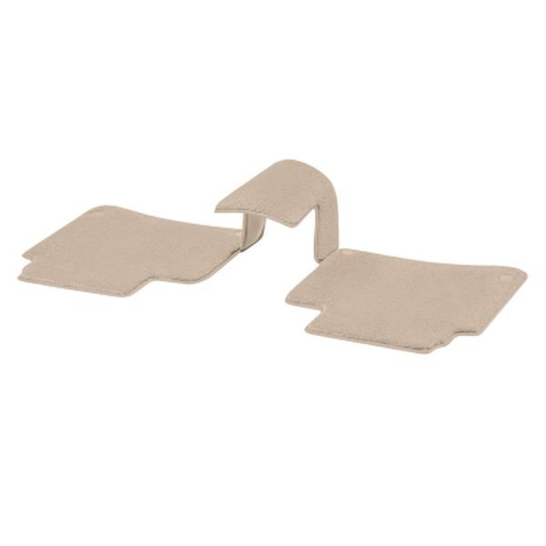 Tapis en velours EXCLUSIV Classe S W222 - Beige - Espace arrière avec tapis de tunnel- 3 unités- Sans code 864