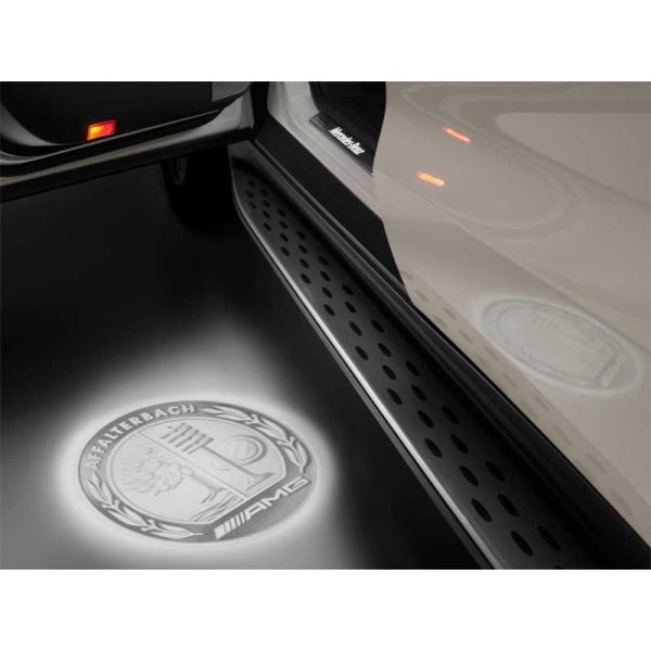 Jeu de 2 Projecteurs à LED logo AMG Mercedes-Benz