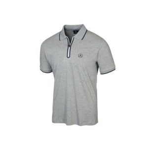 19679-large_default.jpg Polo gris à zip PUMA Mercedes pour Homme