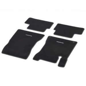 Jeu 4 Tapis en velours CLASSIC - Classe B W247 - Surpiqûre Beige Soie
