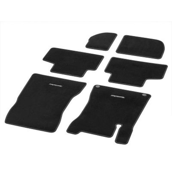 21762-large_default.jpg Jeu 4 Tapis en velours CLASSIC - GLB SUV W247 - Surpiqûre liseré Marron