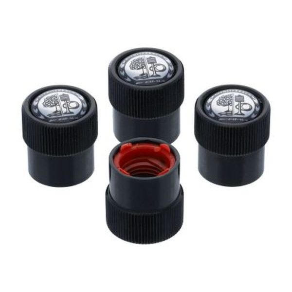 21857-large_default.jpg Capuchons de valve noir AMG - jeu de 4 unités