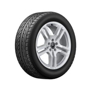 Jante Mercedes GLA H247 - 7,5 J x 18 pouces ET 53 - argent vanadium