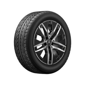 Jante Mercedes GLA H247 - 7,5 J x 18 pouces ET 53 - argent vanadium