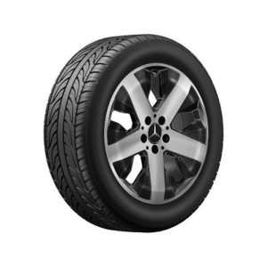 Jante Mercedes GLA H247 - 7,5 J x 18 pouces ET 53 - argent vanadium