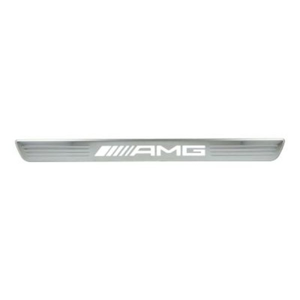Cache pour baguette de seuil éclairée AMG - Argent - avant - 2 unités