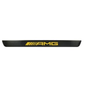23674-large_default.jpg Cache pour baguette de seuil éclairée AMG - Noir logo Jaune - avant - 2 unités