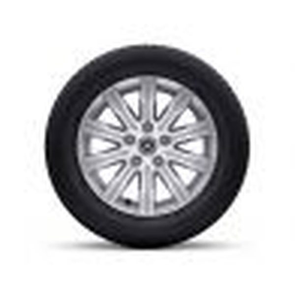 Jante CITAN 420 - 6,5 J x 16 pouces ET 49 - 10 branches Argent