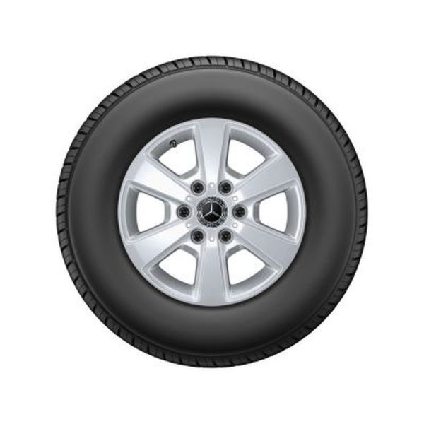 Jante Sprinter / eSprinter 910 - 6,5 J x 16 pouces ET 62 - 6 branches Argent
