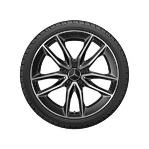 Jante AMG CLA W118 - 8,5 J x 19 pouces ET 55,2 - Finition Naturel Brillant Noir
