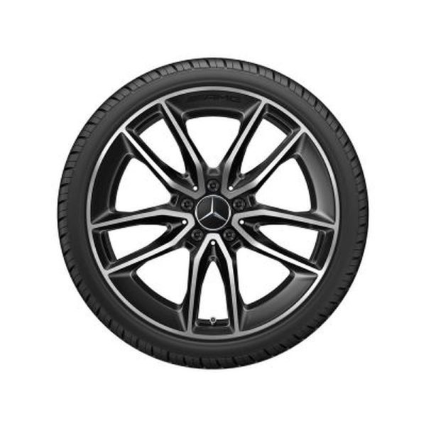 Jante AMG CLA W118 - 8,5 J x 19 pouces ET 55,2 - Finition Naturel Brillant Noir