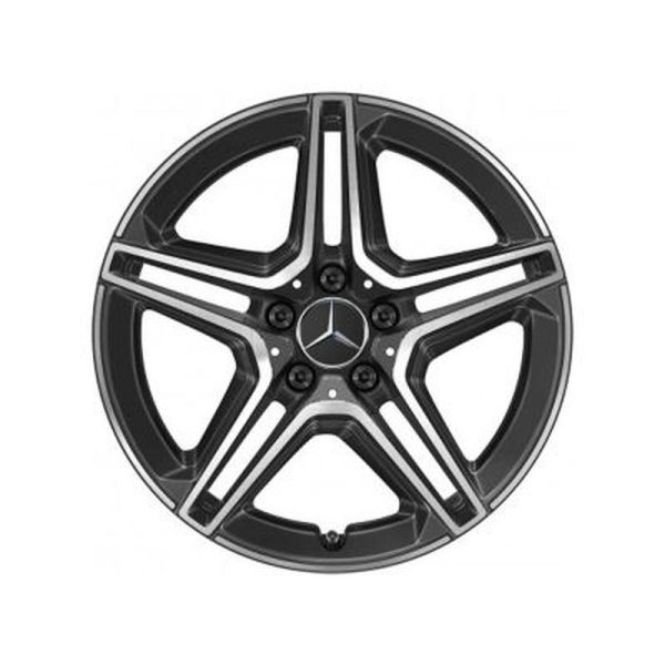 Jante AMG Mercedes CLA W118 - 8 J x 18 pouces ET 49 - Finition Naturel Brillant Noir