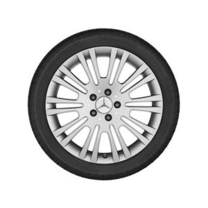 Jante Mercedes Viano Vito Evito 639 - 7,5 J x 18 pouces ET 56 - Argent Vanadium