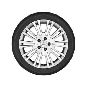 Jante Mercedes X-Clusive Viano Vito Evito 639 - 7,5 J x 18 pouces ET 56 - Argent Titane