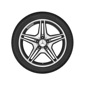 Jante AMG Mercedes Classe A W176 - 7,5 J x 18 pouces ET 52 - Coloris gris titane