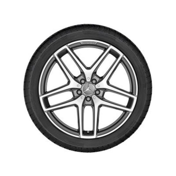 28307-large_default.jpg Jante AMG GLC W253 - 8 J x 19 pouces ET 38 - 5 doubles branches Gris titane