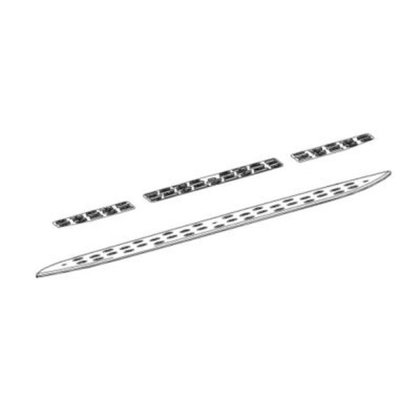 Plaque partie aluminium et picots Droit pour GLE
