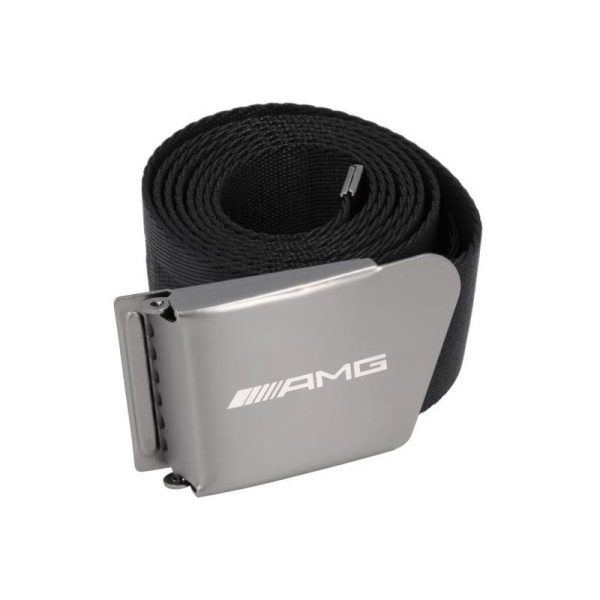 29405-large_default.jpg Ceinture noir AMG avec Boucle métallique