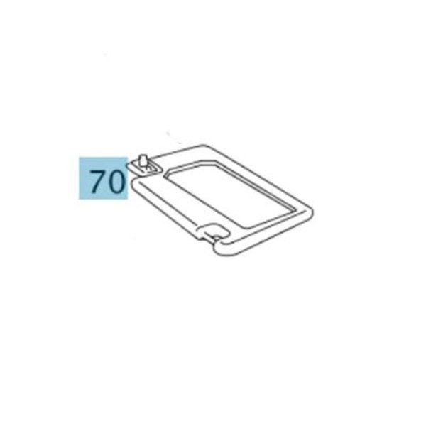 Pare-soleil DROIT PASSAGER Classe SL W230 Mercedes-Benz
