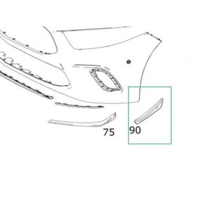 30378-large_default.jpg Spoiler Lateral Pare-choc avant coté Droit Mercedes-Benz