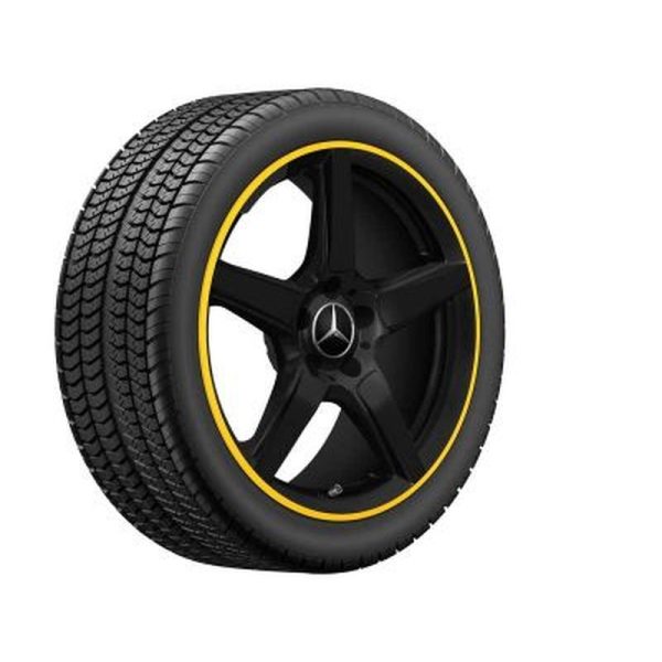 Jante AMG Mercedes SLK SLC W172 - 18 pouces - Essieu Arrière - Noir Mat