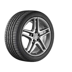 Jante AMG Mercedes CLA W117 - 18 pouces  - 5 doubles branches - Gris titane