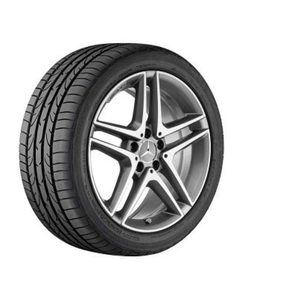 31253-large_default.jpg Jante AMG Mercedes CLA W117 - 18 pouces - 5 doubles branches - Gris titane