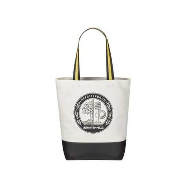 31503-large_default.jpg Sac Cabas AMG Vintage noir et blanc lanières Jaunes