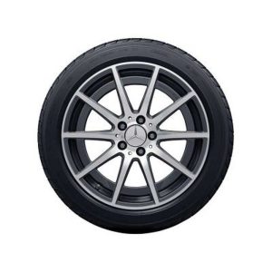 Jante AMG Mercedes Classe C W205 AMG - 18 pouces - Essieu Arrière - coloris gris - 10 branches