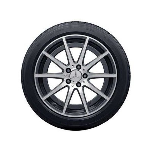 Jante AMG Mercedes Classe C W205 AMG - 18 pouces - Essieu Arrière - coloris gris - 10 branches