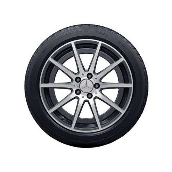 Jante AMG Mercedes Classe C W205 AMG - 18 pouces - Essieu Avant - coloris gris - 10 branches