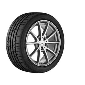 Jante AMG Mercedes Classe C W205 AMG 18 pouces - Essieu Arrière -coloris gris - 10 branches