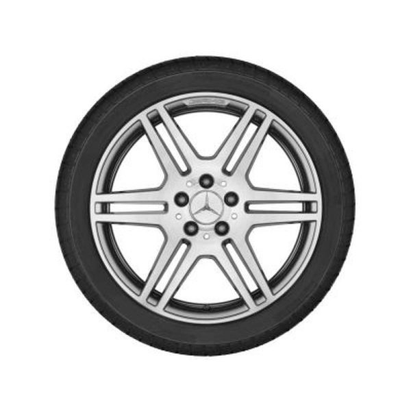 31614-large_default.jpg Jante AMG Mercedes Classe E W212 - 18 pouces - Essieu Avant - coloris argent - 6 doubles branches