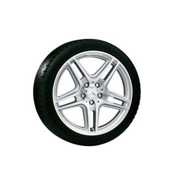 Jante AMG Mercedes Classe E W212 - 18 pouces - Essieu Arrière - coloris argent - 5 doubles branches