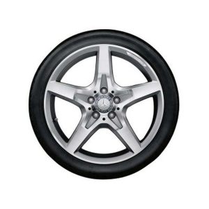 Jante AMG Mercedes SLK- SLC W172 - 18 pouces - Essieu Arrière - coloris argent - 5 branches