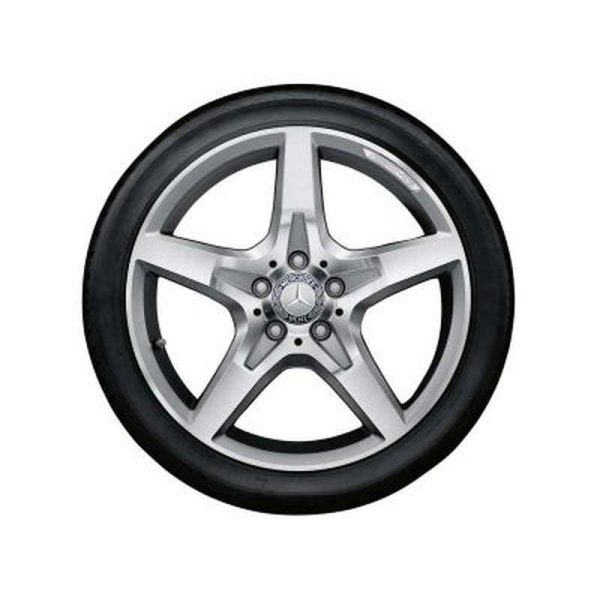 Jante AMG Mercedes SLK- SLC W172 - 18 pouces - Essieu Arrière - coloris argent - 5 branches