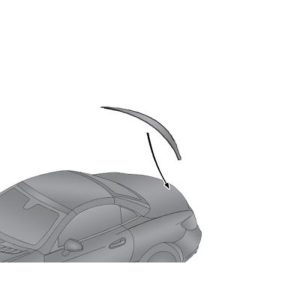 31680-large_default.jpg Bacquet spoiler Arrière peint couleur 799 Blanc Diamant SLK W172 Mercedes-Benz