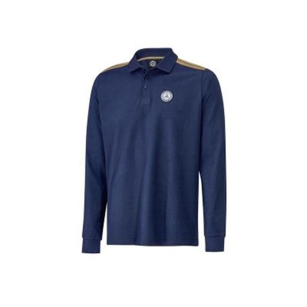 31732-large_default.jpg Polo manches longues bleu marine Classic Elegance Mercedes-Benz