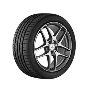Jante AMG GLA W156 - 8 J x 19 pouces ET 43,7 - Coloris gris - 5 doubles branches