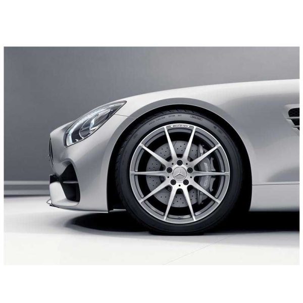 Jante AMG Mercedes GT W190 - Essieu avant - 19 pouces  - Coloris Gris titane - 10 branches