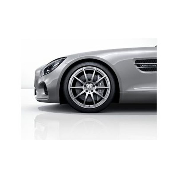 Jante AMG Mercedes GT W190 - Essieu arrière- 19 pouces  - Coloris Argent Vanadium - 10 branches