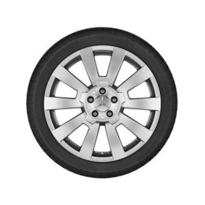Jante GLK W204 - 7,5 J x 19 pouces ET 47 - 10 branches - argent titane