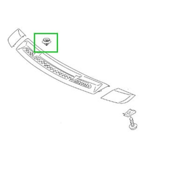 Agrafe pour Grille d'admission d'air Mercedes-Benz
