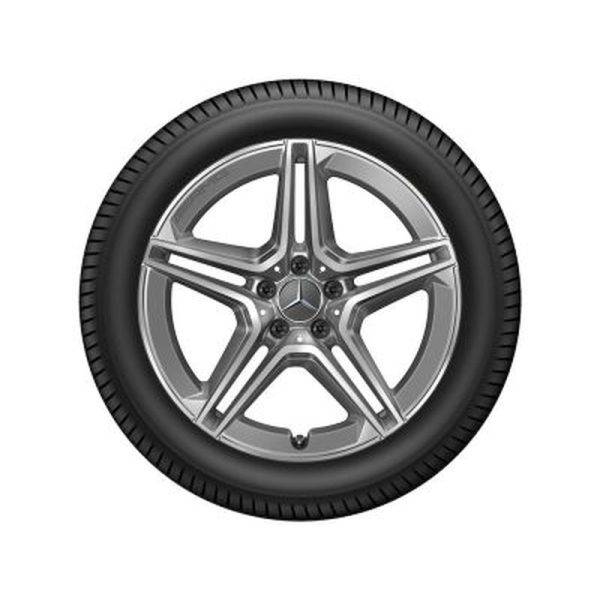 Jante AMG GLA W247 - 7,5 J x 19 pouces ET 53 - gris tantale, Finition brillante